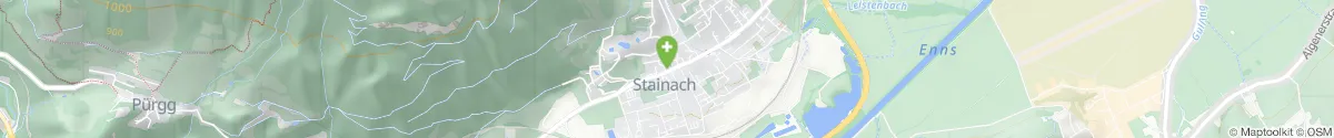 Kartendarstellung des Standorts für Panther-Apotheke Stainach in 8950 Stainach